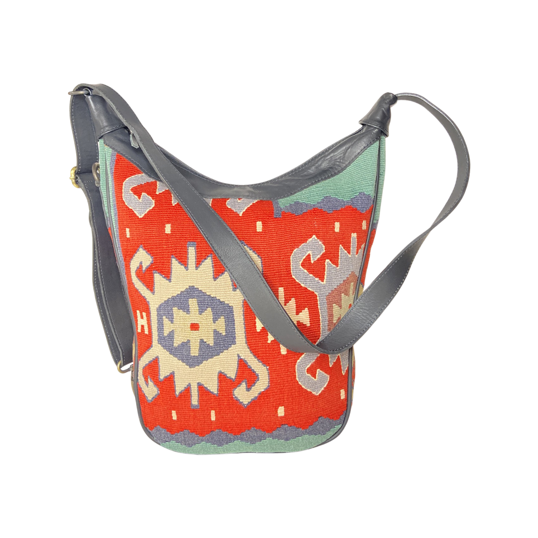 Kilim Printed Cross-Body retailer bag, Vintage Cross-body bag, Cross body bag, Kelim Backpack, Turkish Backpack, Kilim Printed Bag